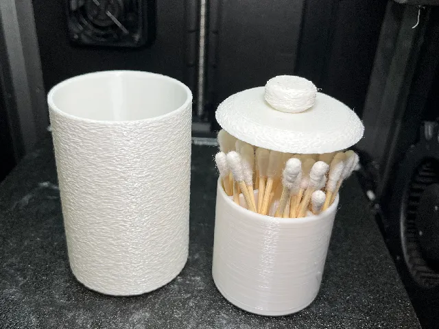 Earbuds/ Q-Tip holder