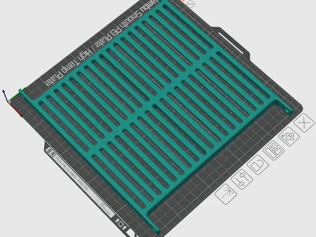 10 Inch rack shelf - Parametric model
