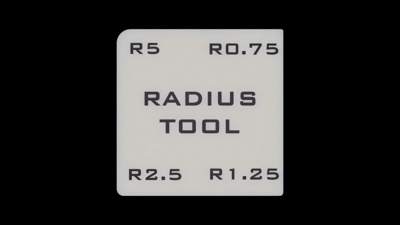 Radius Tool 60x60mm