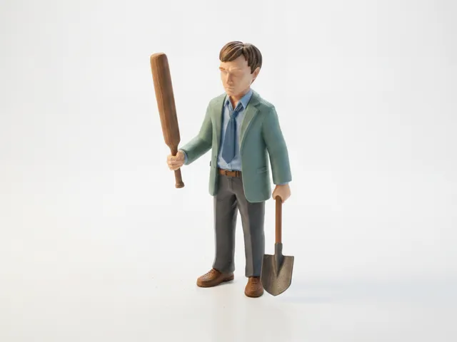 Bat and Shovel Man Figure Collectible 3D Printable