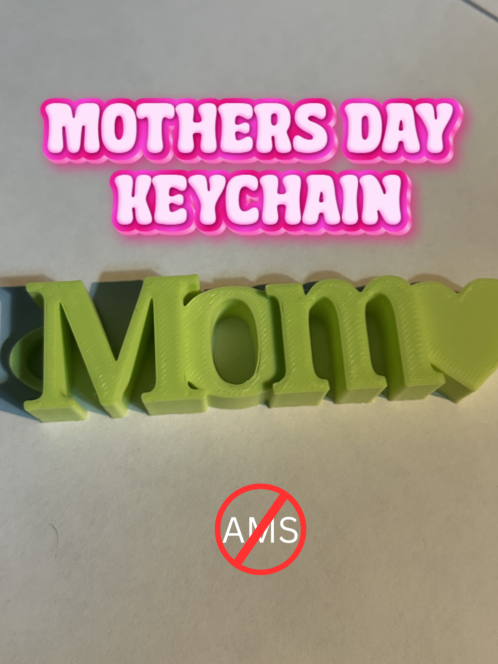 Mother's Day Mom Keychain