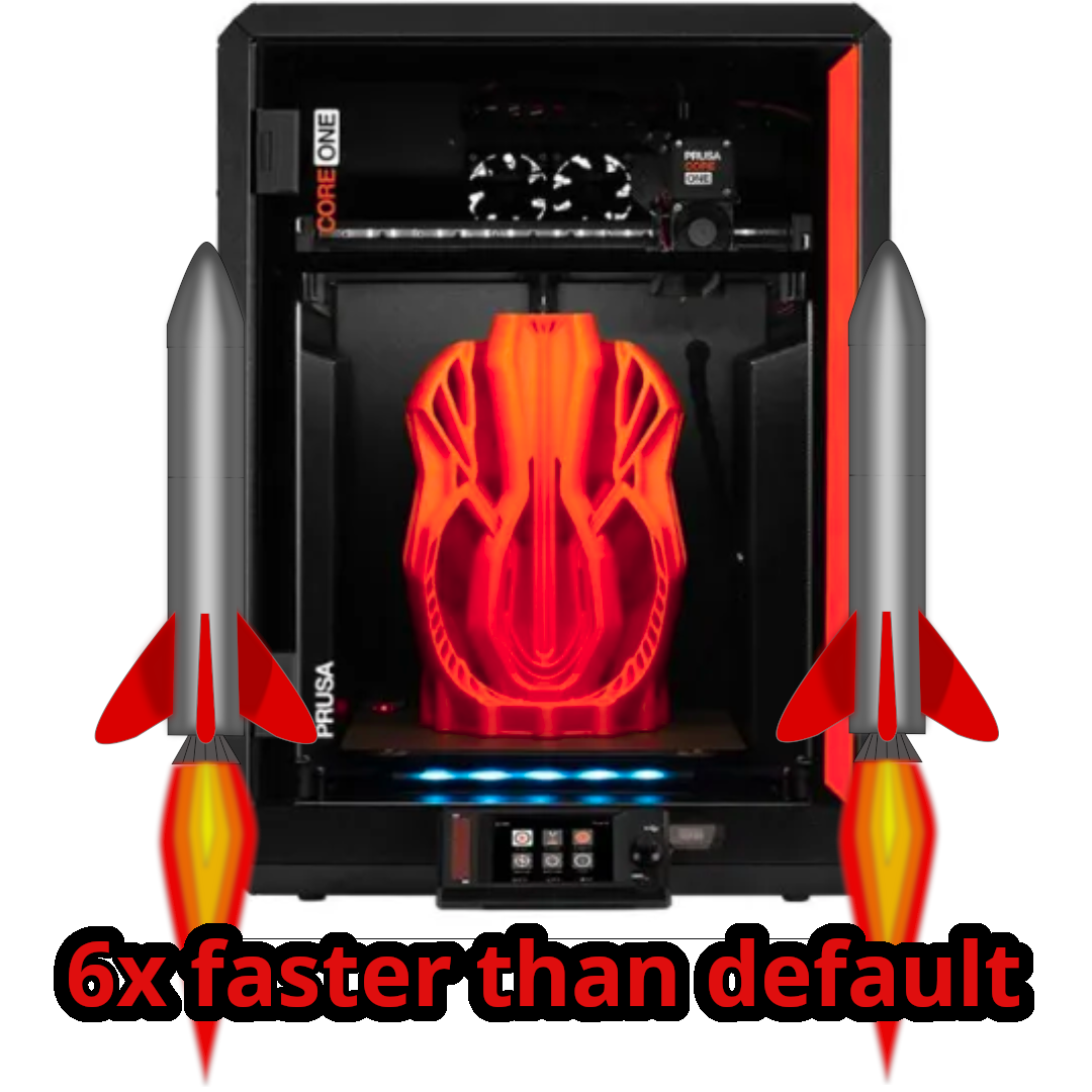 Prusa Core One crazy fast profiles config bundle (from sample gcodes)
