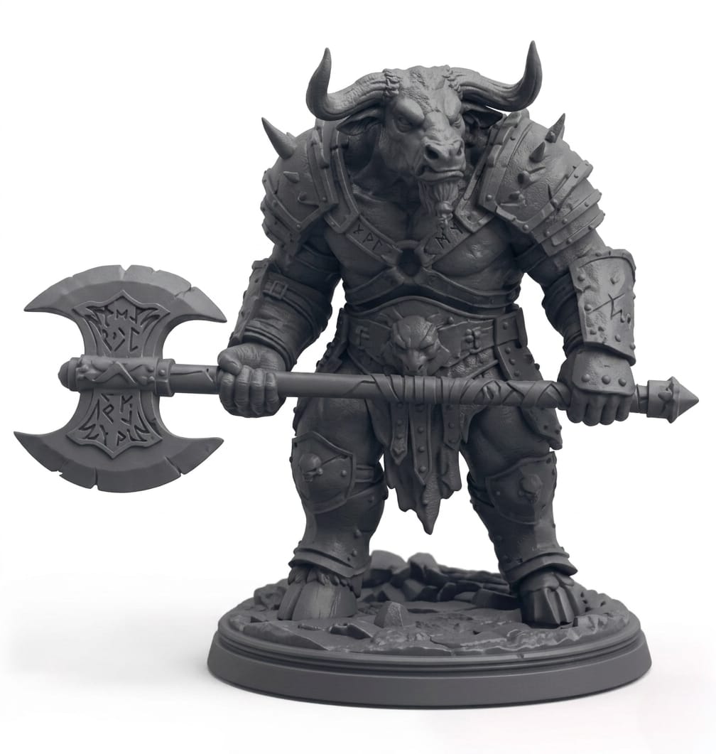 Minotaur Statue