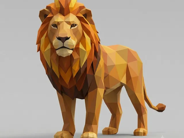 Low Poly Lion