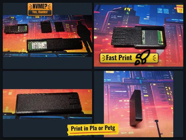 Slim NVMe Case - Pocket Friendly, Durable & Zero Waste - All Models 2230 - 2242 - 2260 - 2280