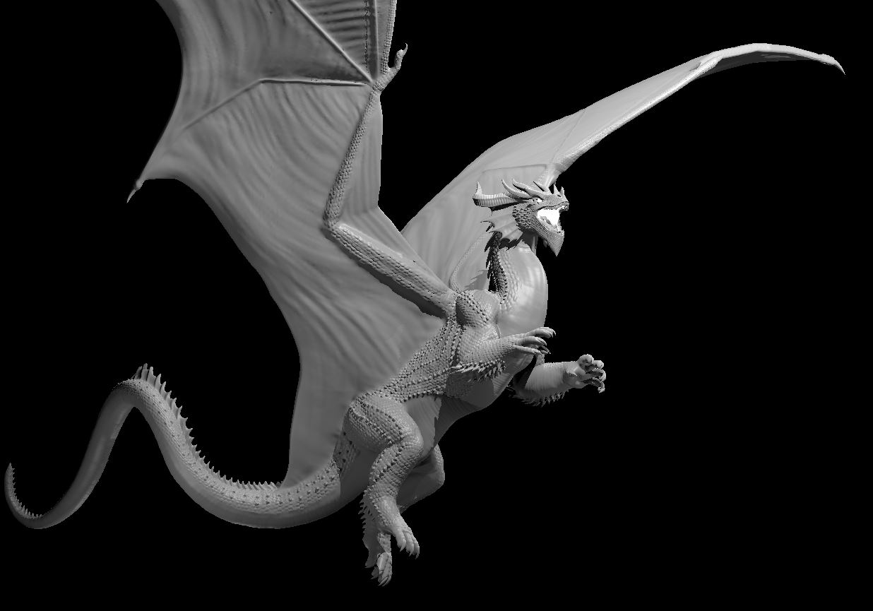 Dragão Vermelho Adulto - Adult Red Dragon