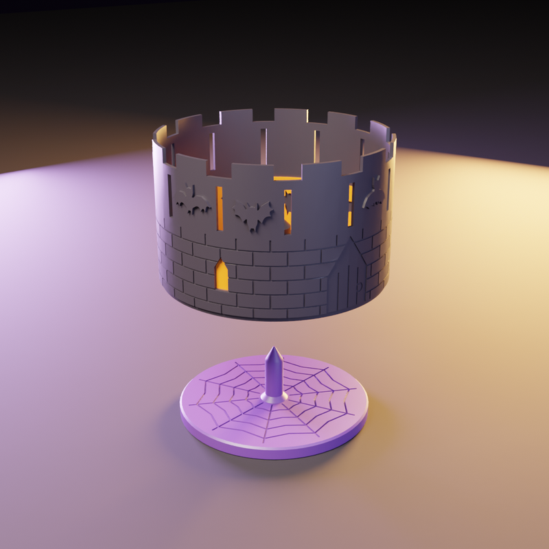 Haunted Tower Zoetrope by DELLOO2008 | Download free STL model ...