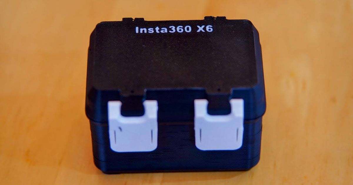 Insta360 X6 Storage Case (Snaplock) by KCC703 | Download free STL model ...