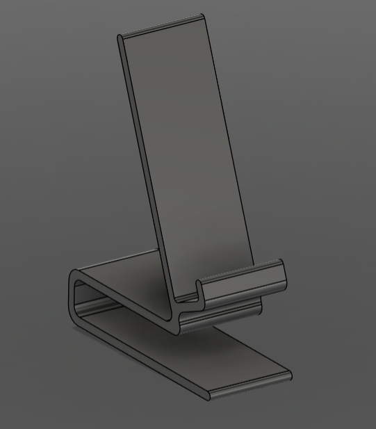 Simple phone stand