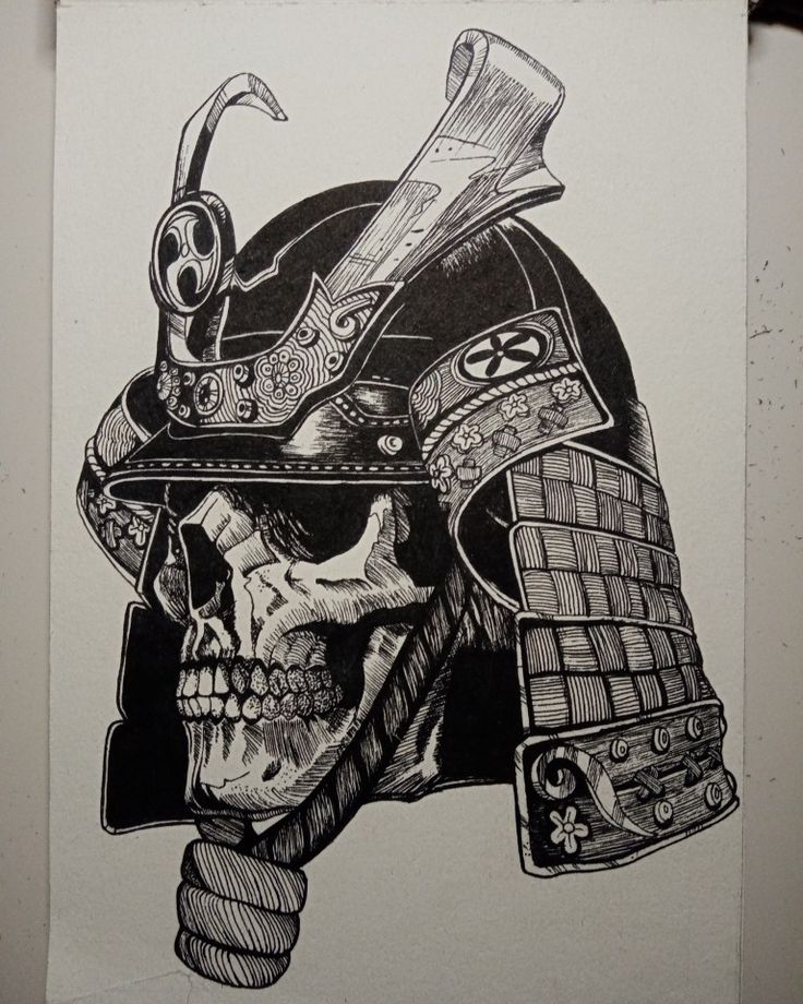 craneo de samurai