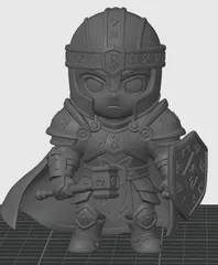 Chibi style Human Paladin