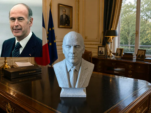 Valéry René Marie Georges Giscard d'Estaing Buste