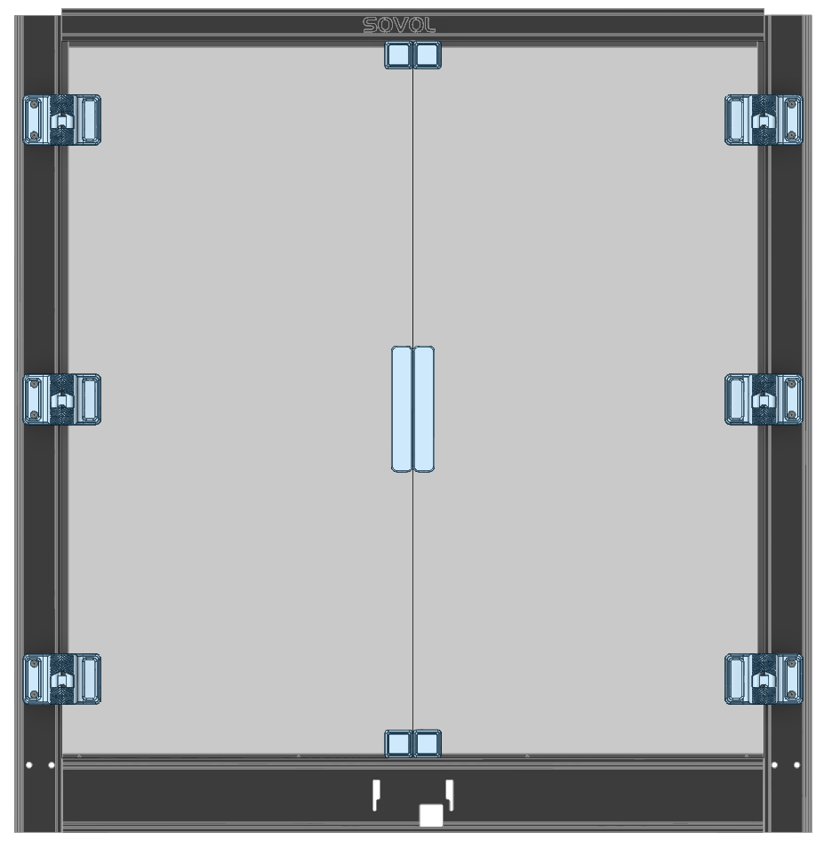 SV08 MAX Door Hinges & Handles 3D model thumbnail