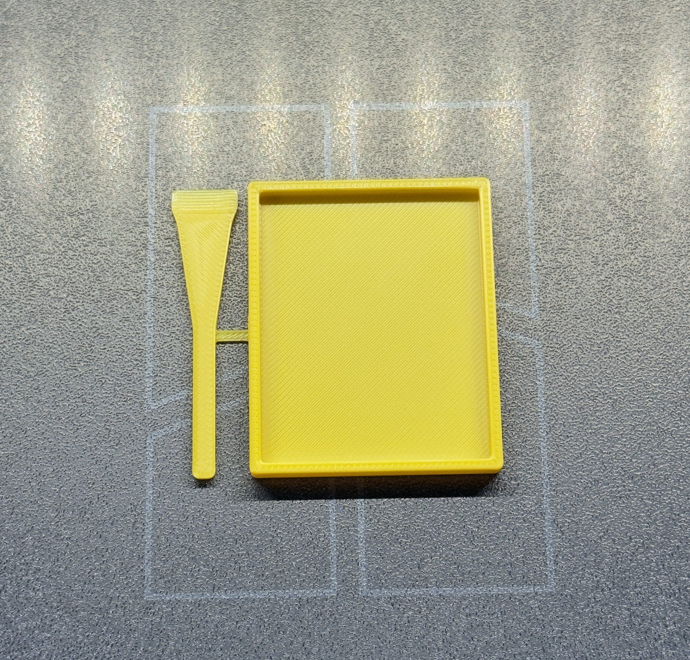 Epoxy resin mixing tray fast glue filler 4x5cm — thumbnail 4
