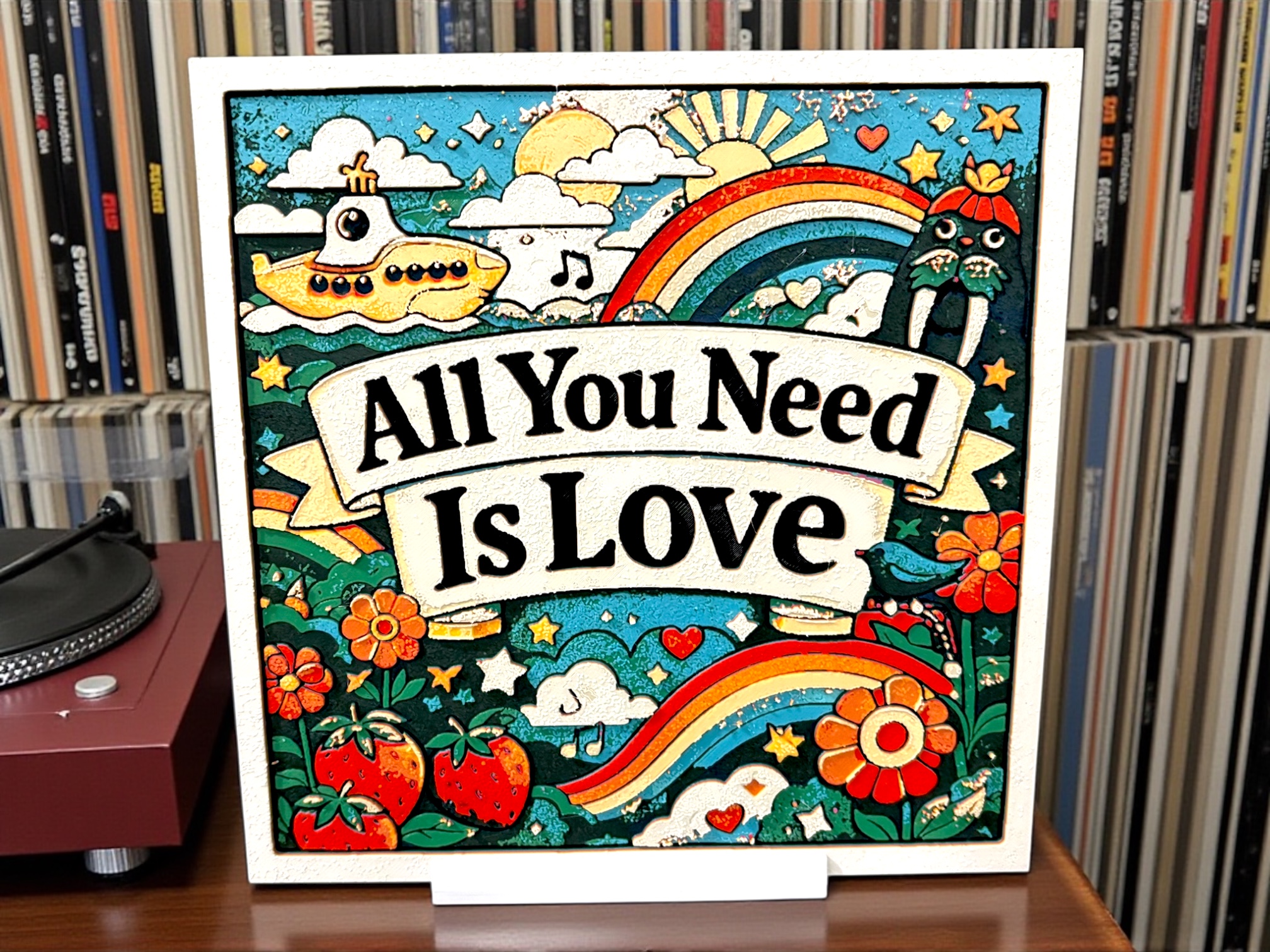Beatles - All You Need Is Love - Hueforge