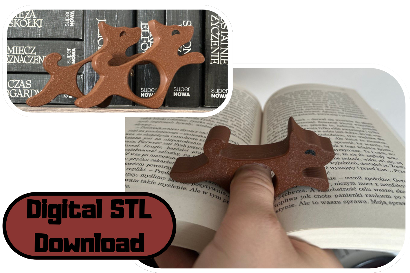 Dog Page Holder – Cute Book Buddy Book Lover Gift