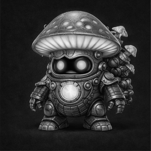 Support-Free Lantern-Capped Mini Guardian – Lantern Cap (RootRigs Series)