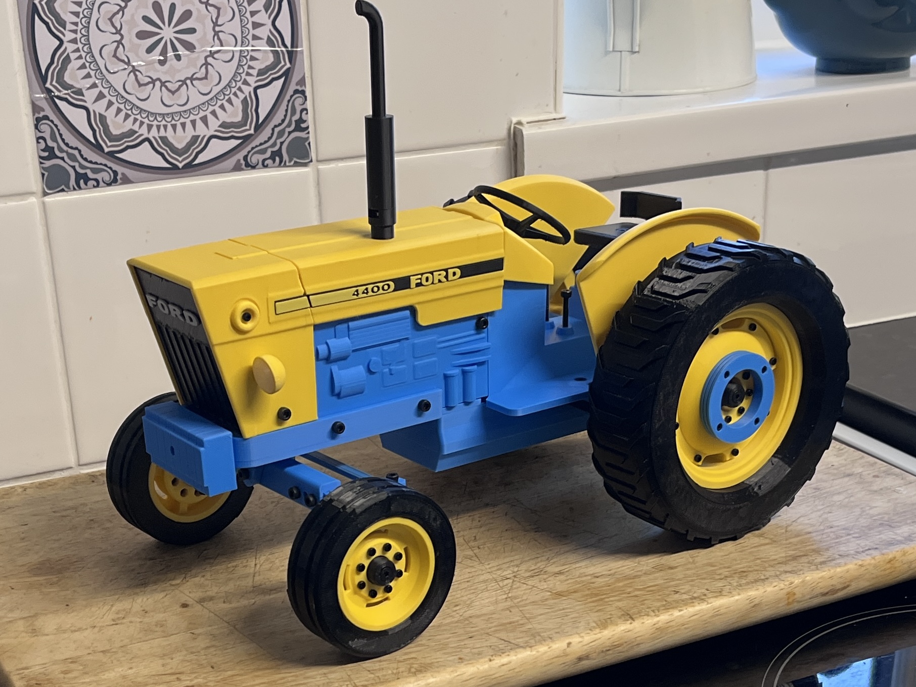 OpenRC Tractor MK2.4 Ford 4400 Industrial mod
