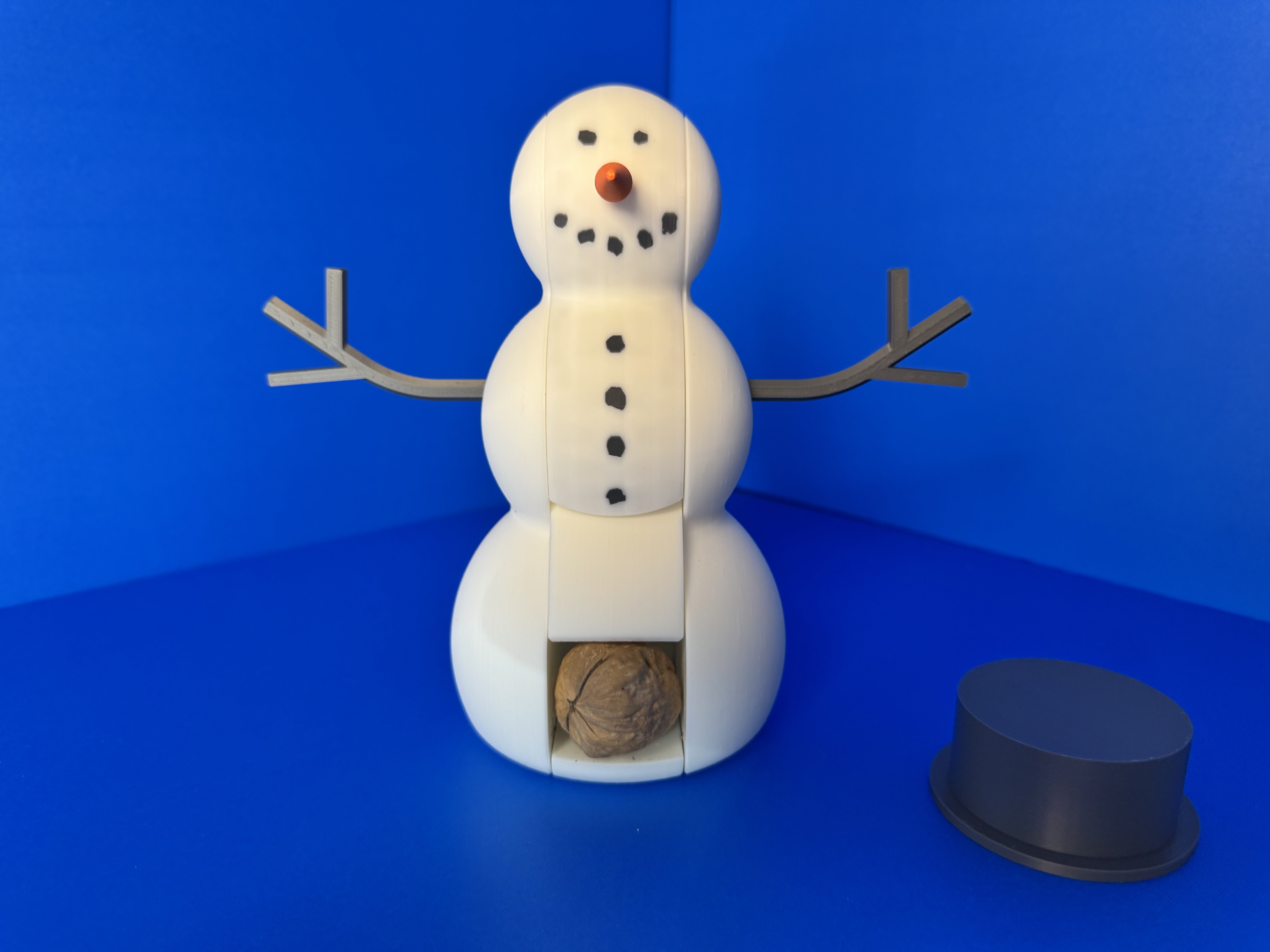 Snowman Nutcracker | No Support — miniatura 3