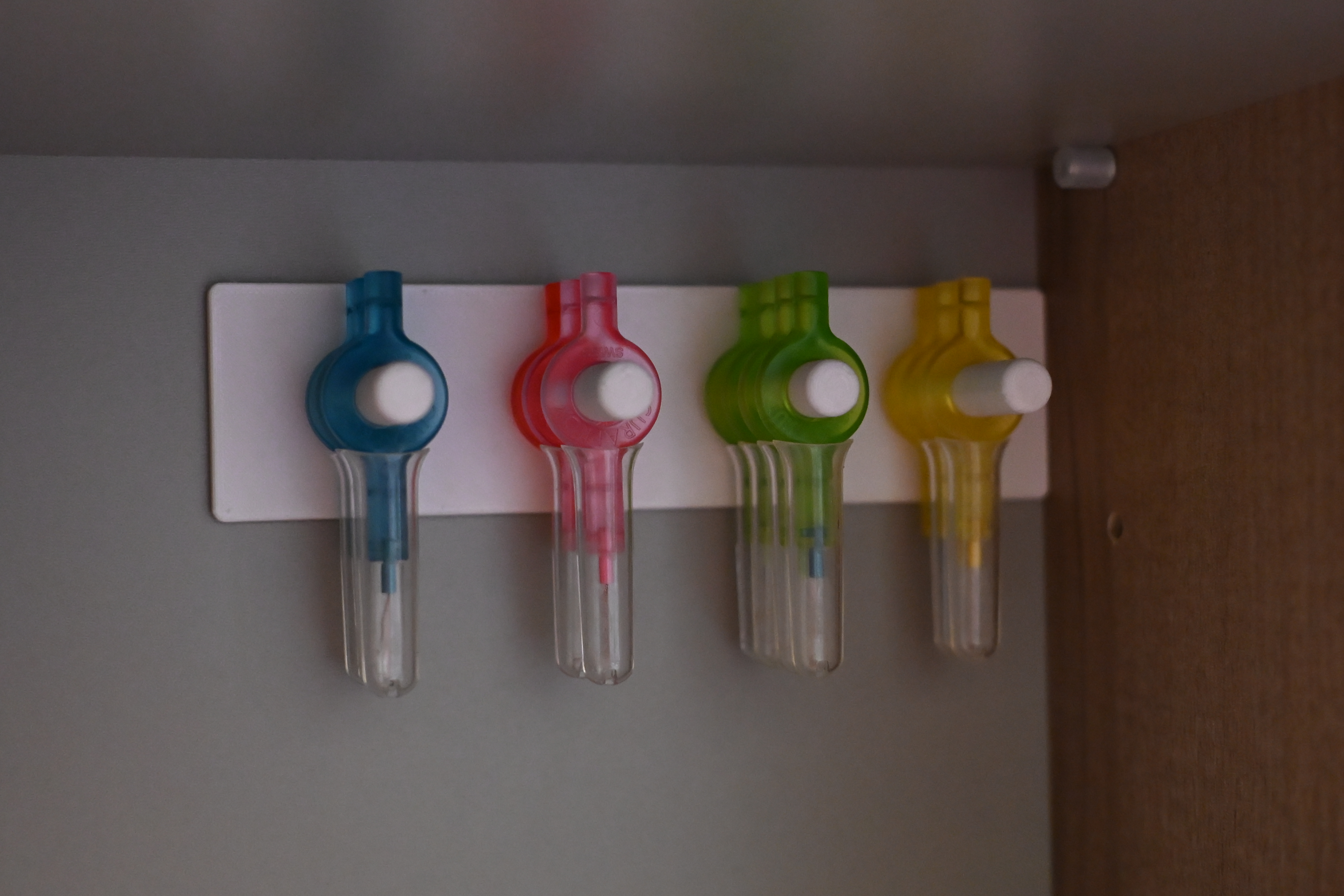 curaprox toothbrushes wall holder