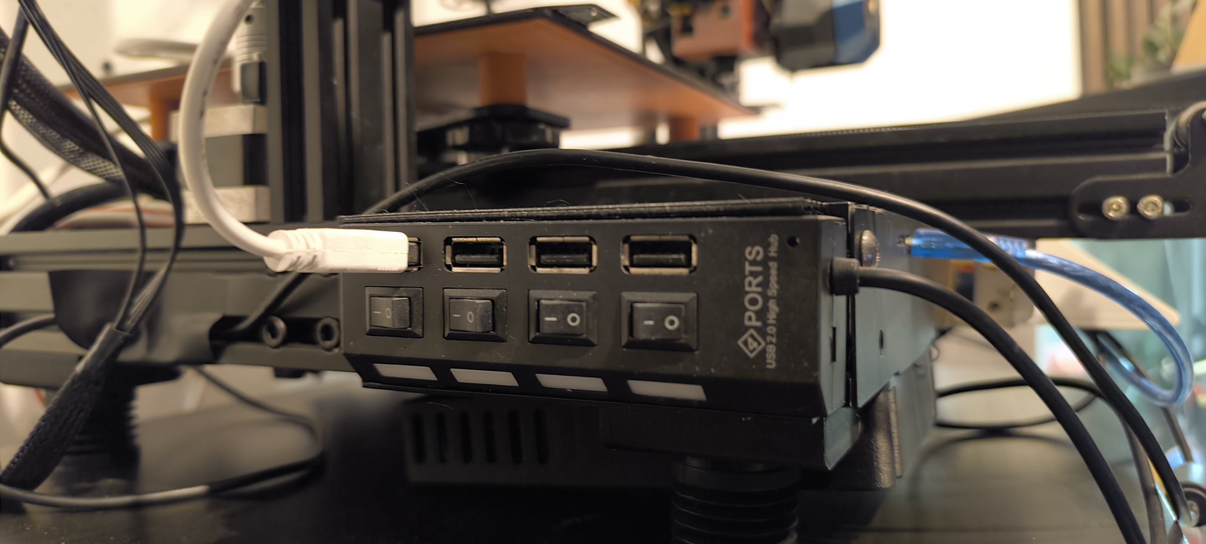 USB Hub for Ender 3 4040 Extrusion