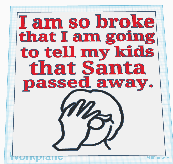 I Am Broke Sign
