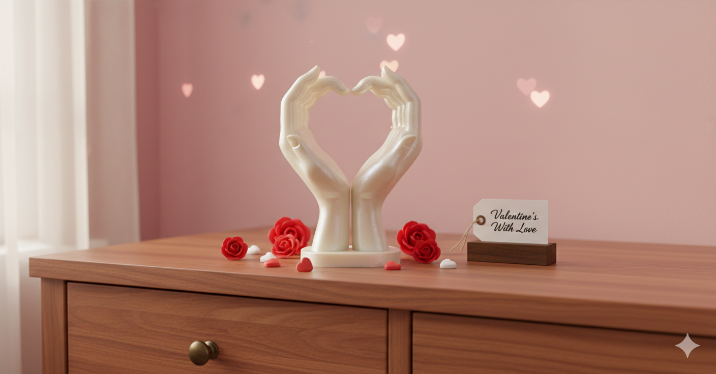 Valentine’s Heart Hands – Photo Holder & Decor