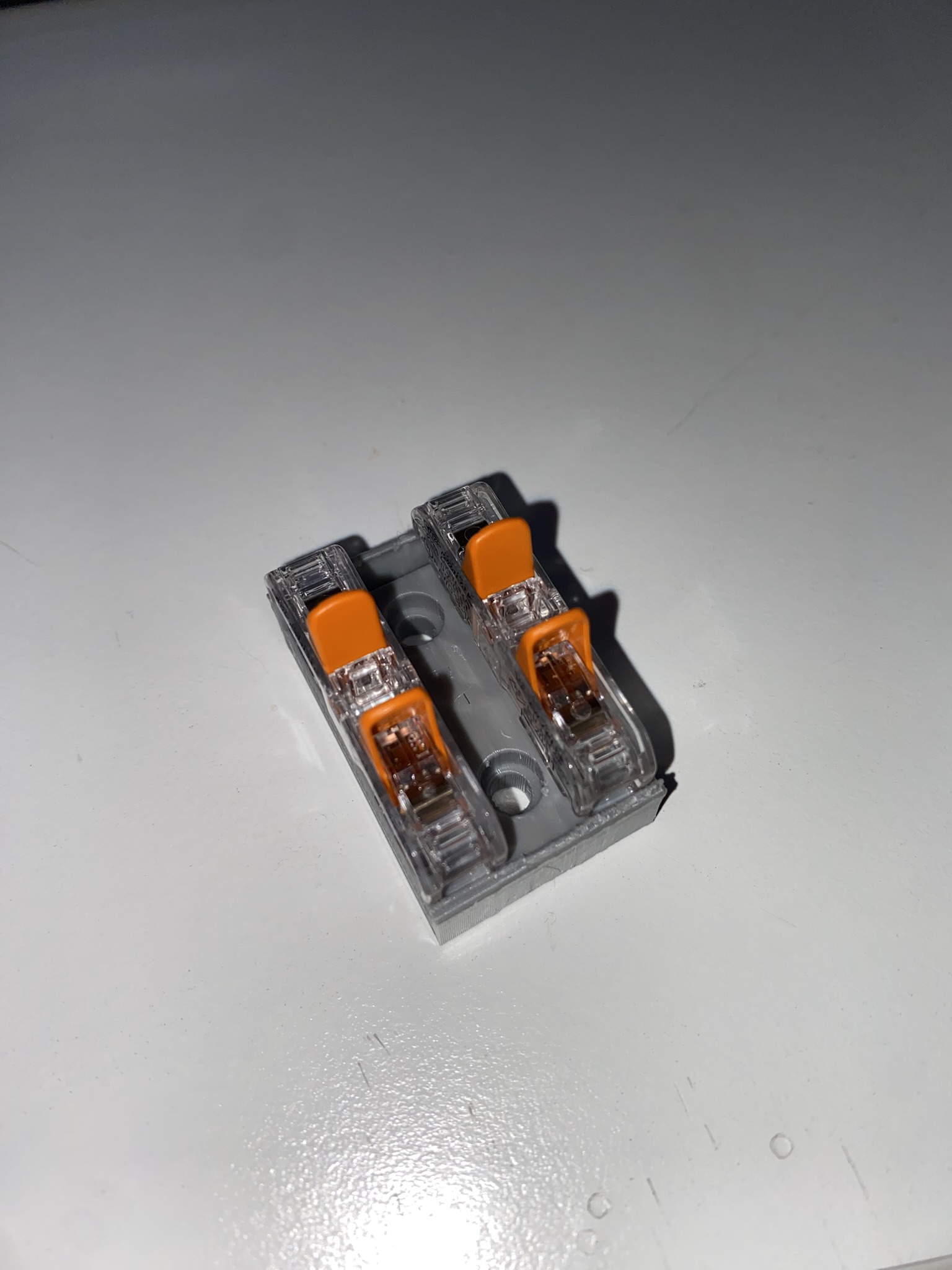 Screw Through WAGO 221 Inline Holder