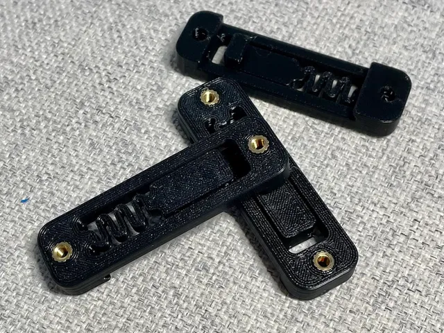 DIN Rail Bracket - Heat Insert Version - 52.5mm & 62.5mm