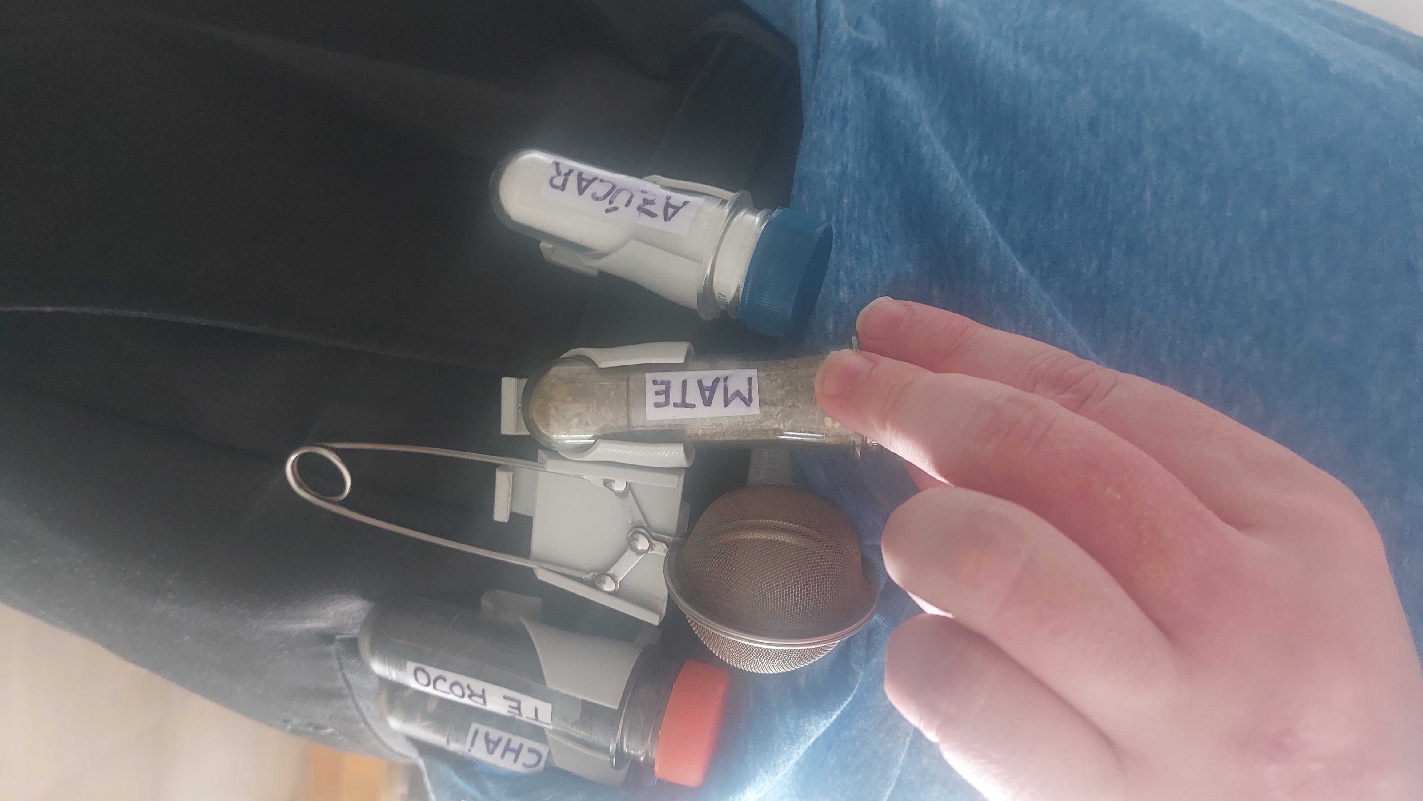 Belt clips for PET preform and tea infuser