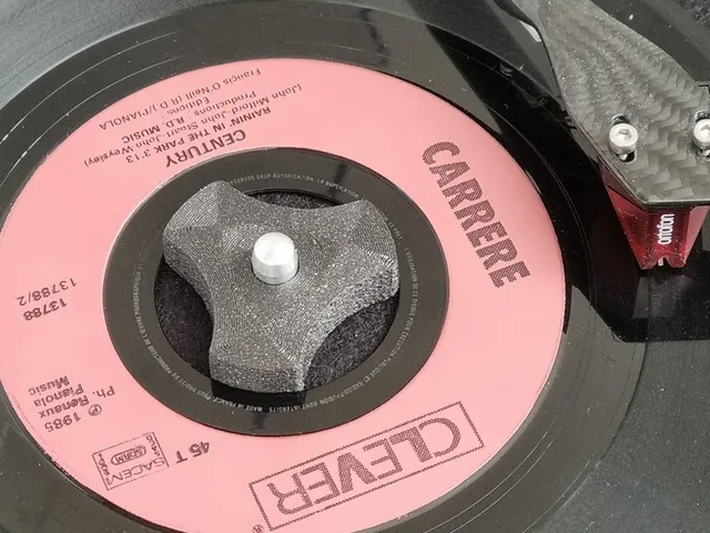 45 RPM vinyl adapter - Adaptateur 45 tours -V2