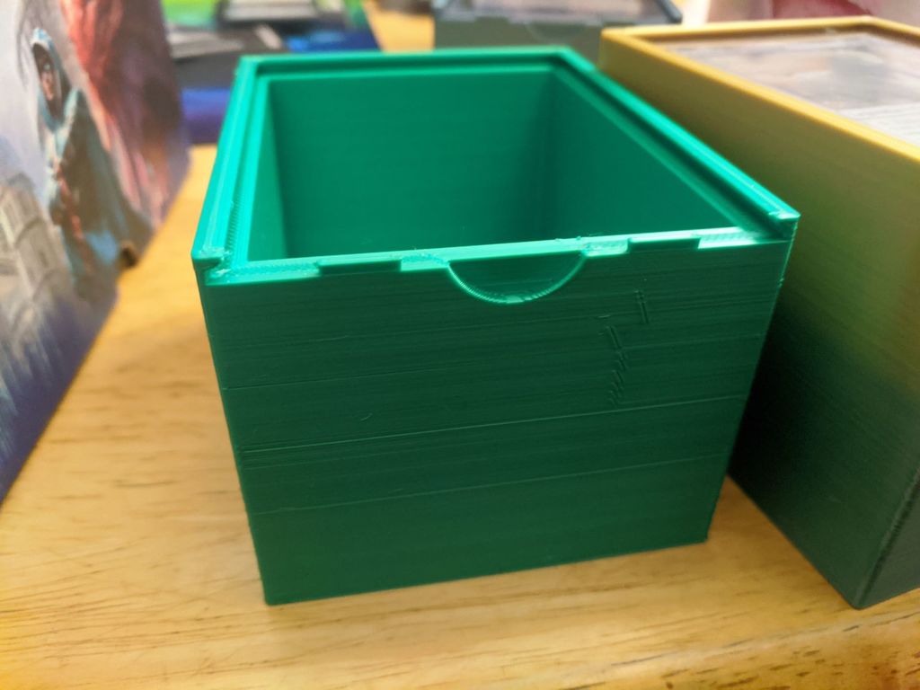 Miniatura 4 do modelo 3D Customizable Top Loader EDH Deck Box