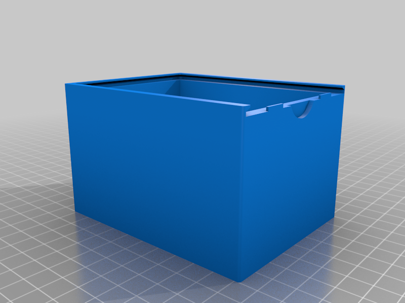 Miniatura 8 do modelo 3D Customizable Top Loader EDH Deck Box