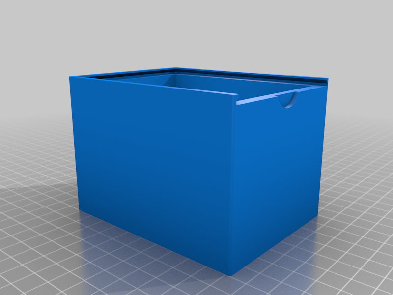Miniatura 11 do modelo 3D Customizable Top Loader EDH Deck Box