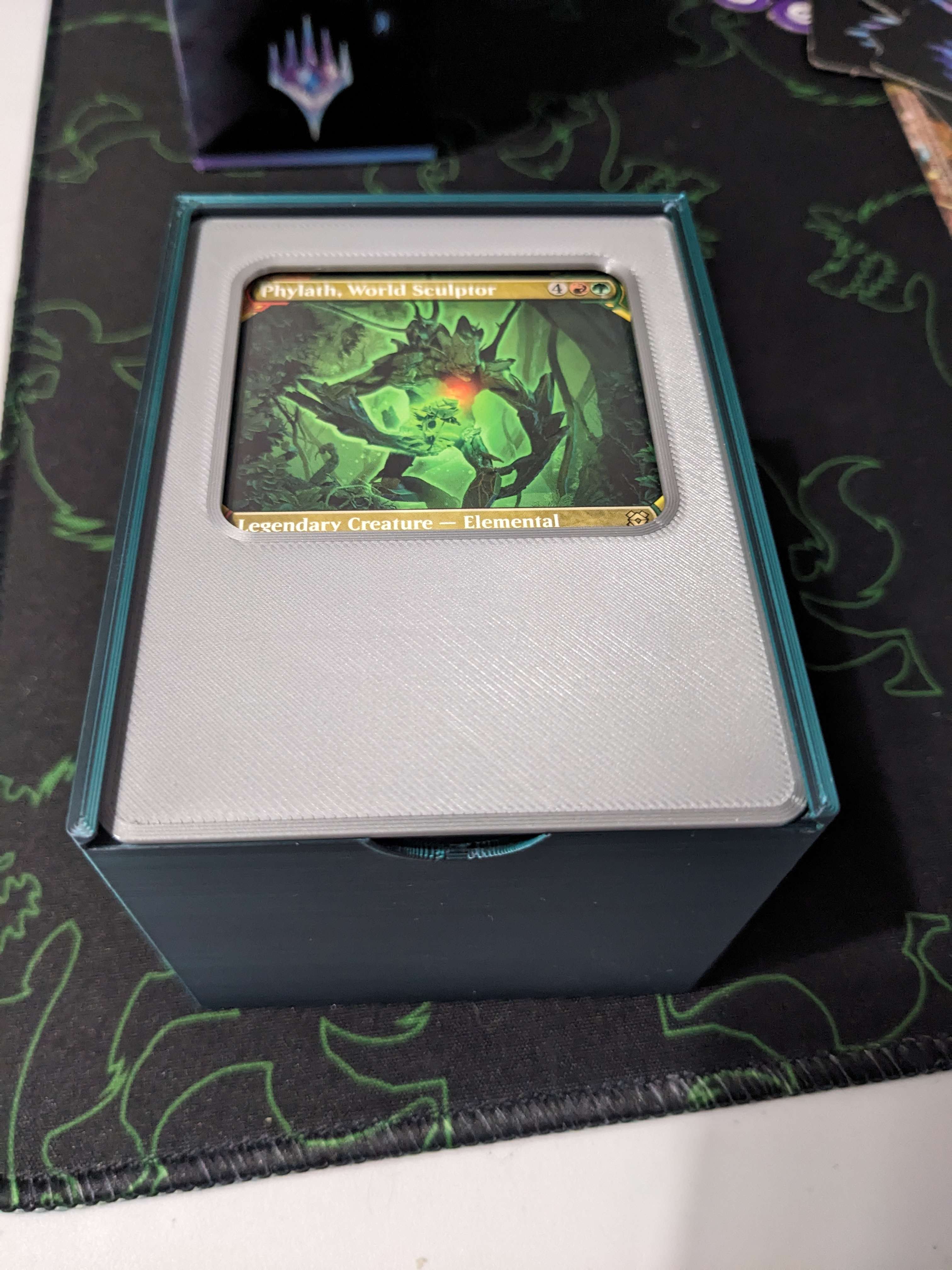 Customizable Top Loader EDH Deck Box by si1v3r | Download free STL ...
