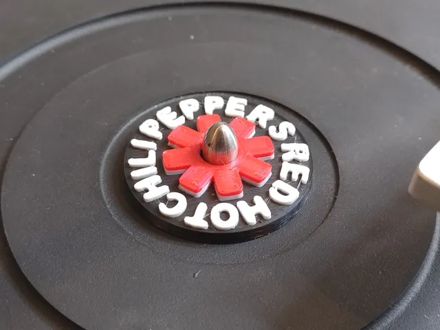 Red Hot Chili Peppers 45 RPM Record Adapter