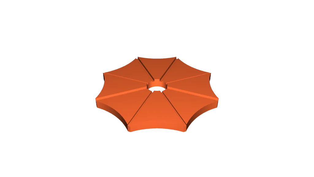 Umbrella Corp - 45 Record Adapter by Nuklar | Download free STL