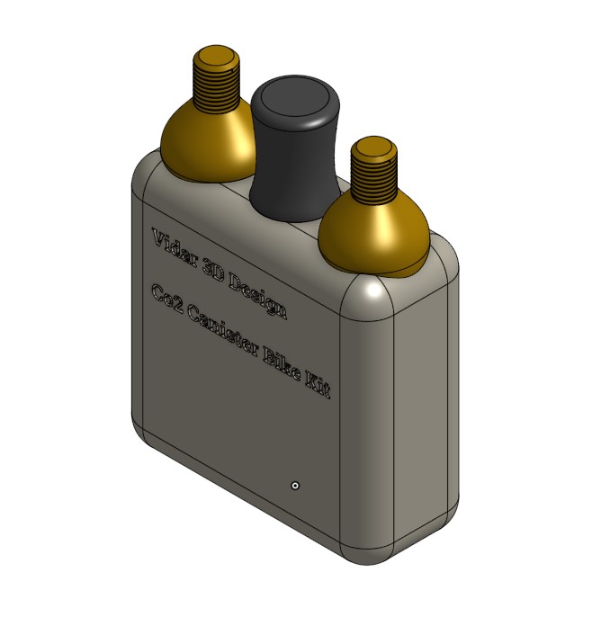 Co2 Canister Bike Kit With Valve Tool by Vidar 3D Design Download