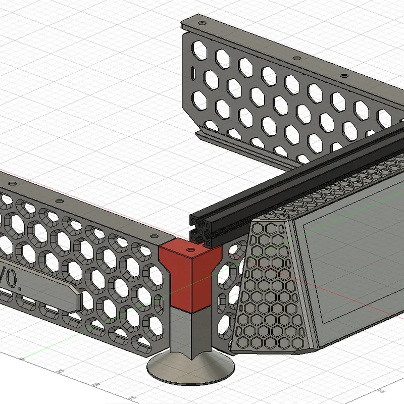 Waveshare 4.3 HDMI USB-Touch, Version B screen housing Voron 2.4 by Ken226, Download free STL model