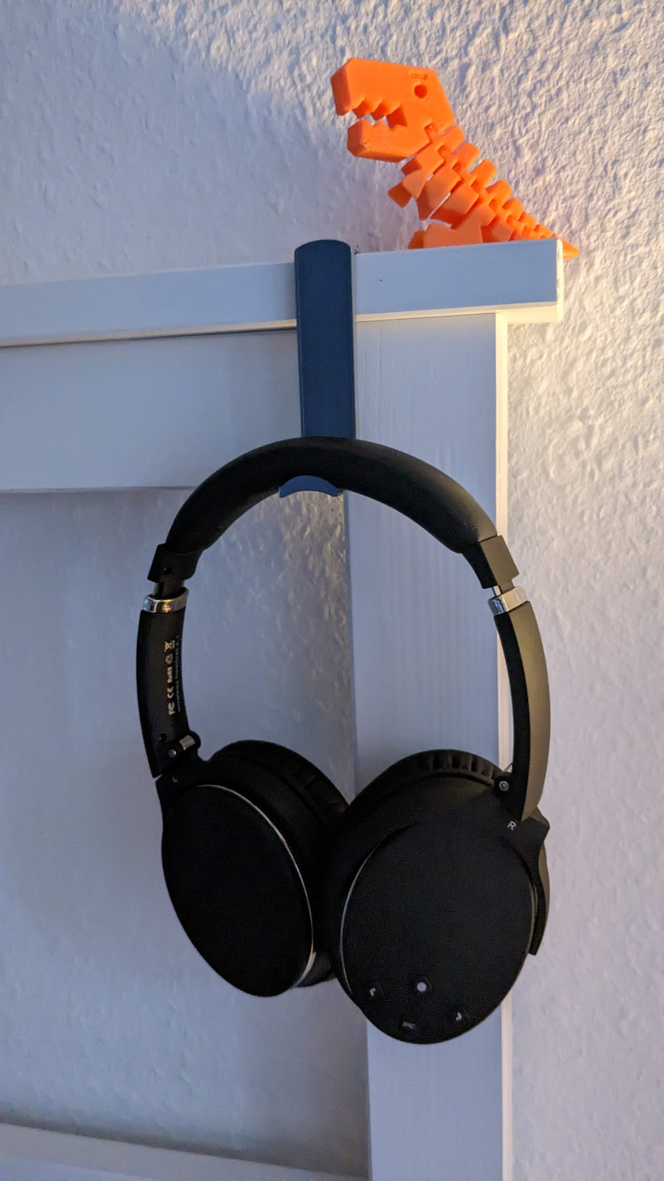 Headset hanger, 5.5 cm wide by JehtJanich Download free STL model