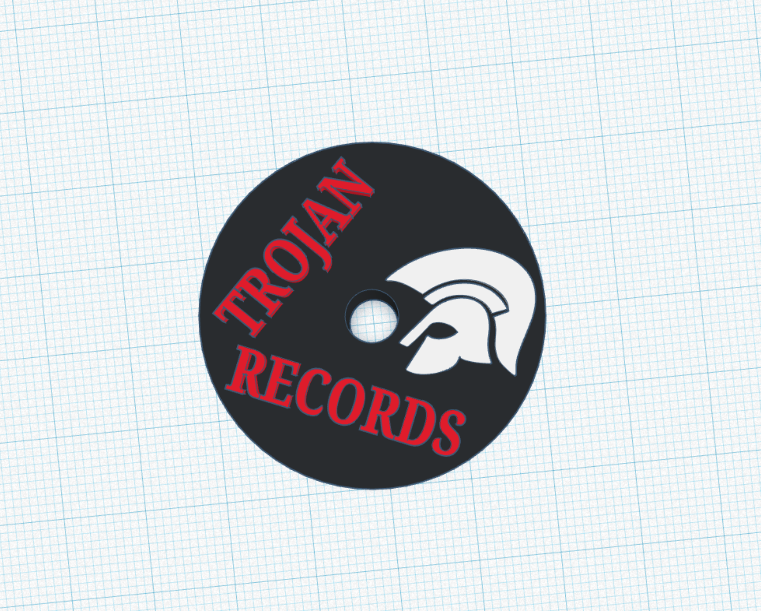 TROJAN RECORDS VINYL 45 ADAPTER