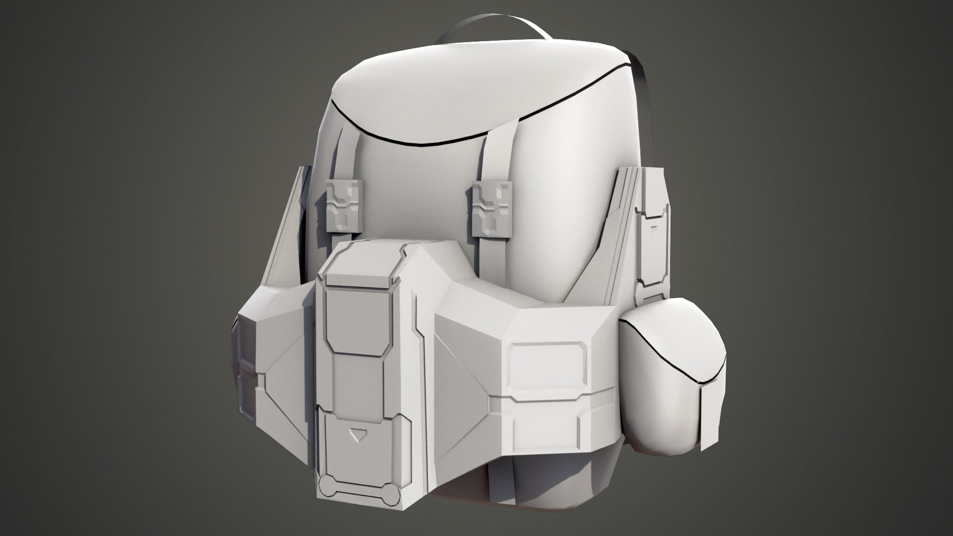 Halo 3 Marine Backpack Rucksack by PlanetAlexanderProjects Download free STL model Printables