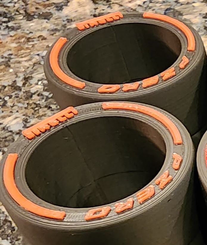 F1 Tires Pencil Holder - Slick