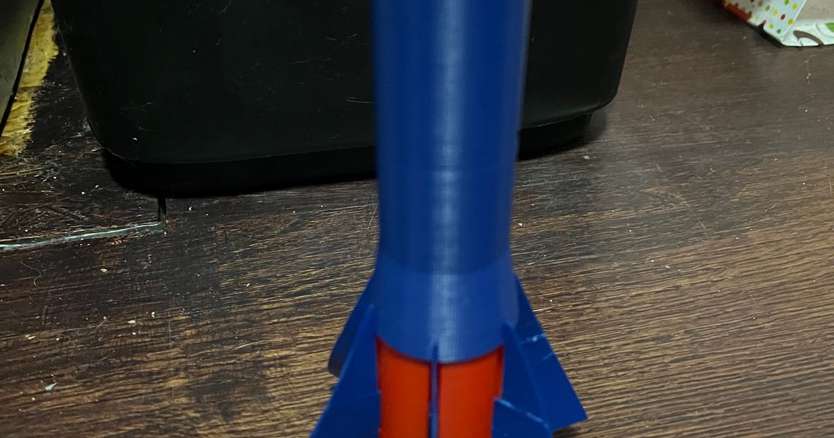 Basic Model Rocket! by James Eagan | Download free STL model ...
