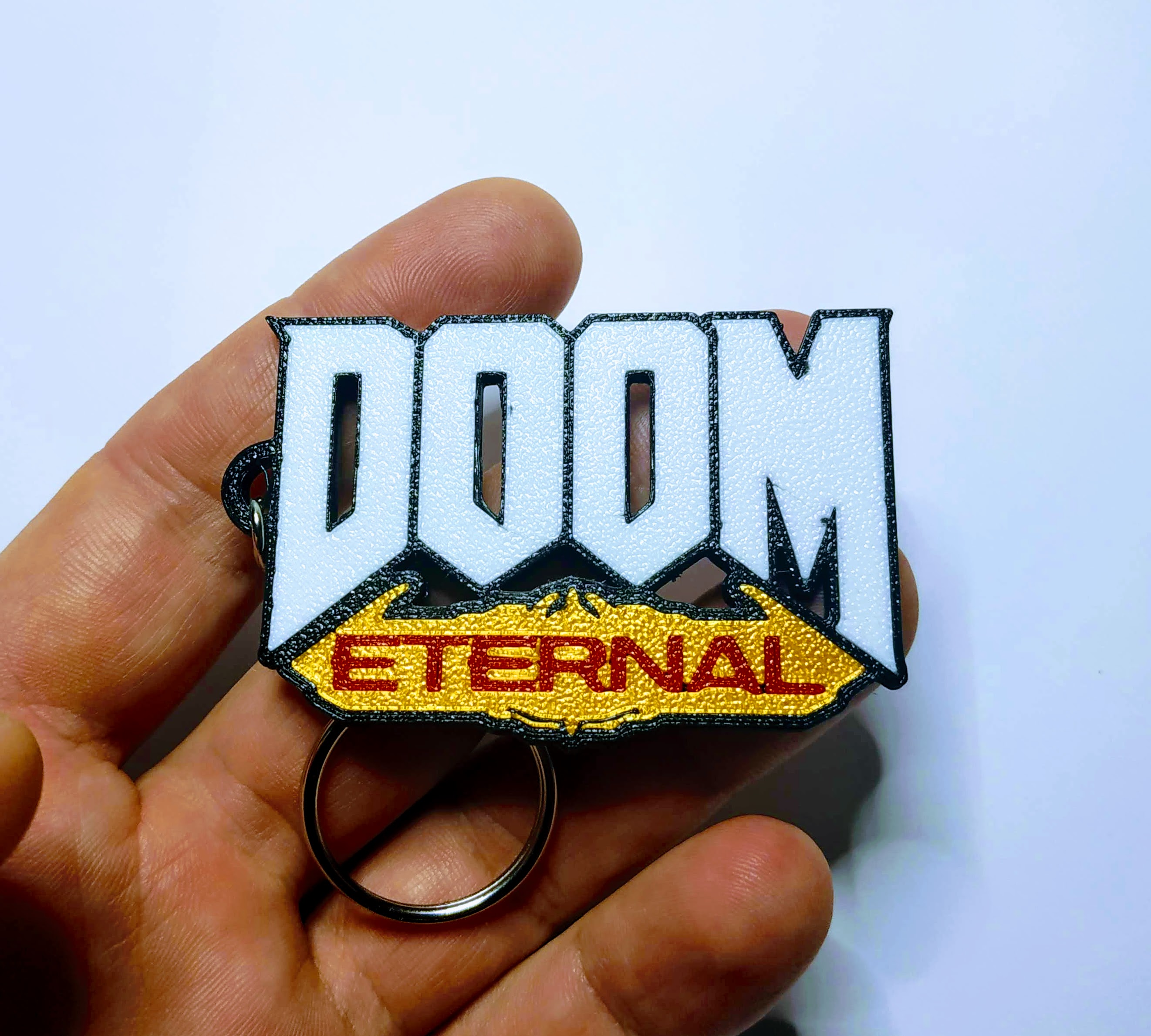 Doom eternal keychain