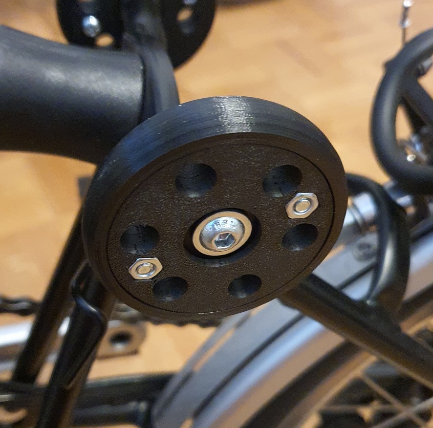 Brompton rollers/wheels replacement with bearing