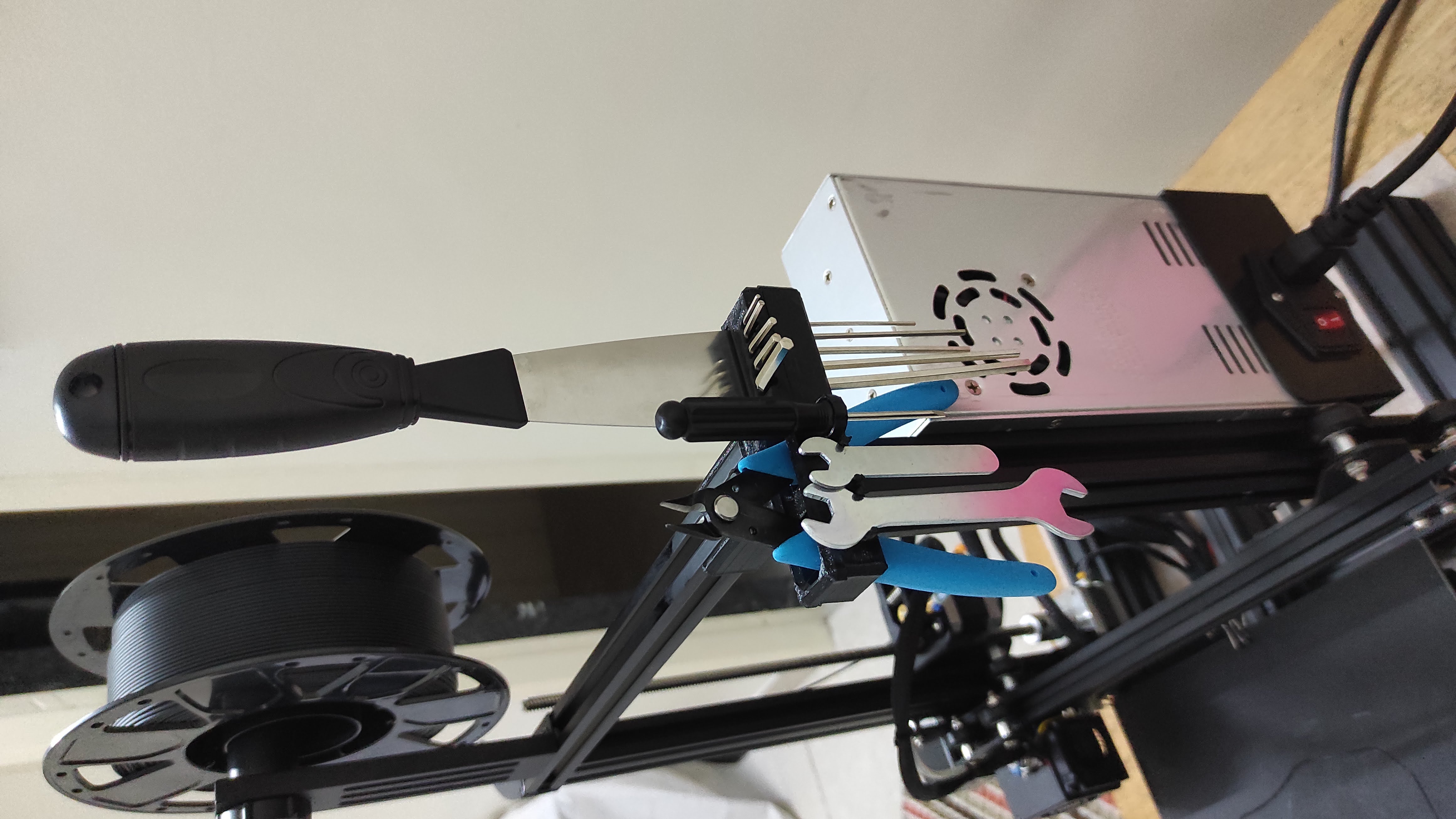 Tool holder for Ender 3(remix) by CJ Download free STL model