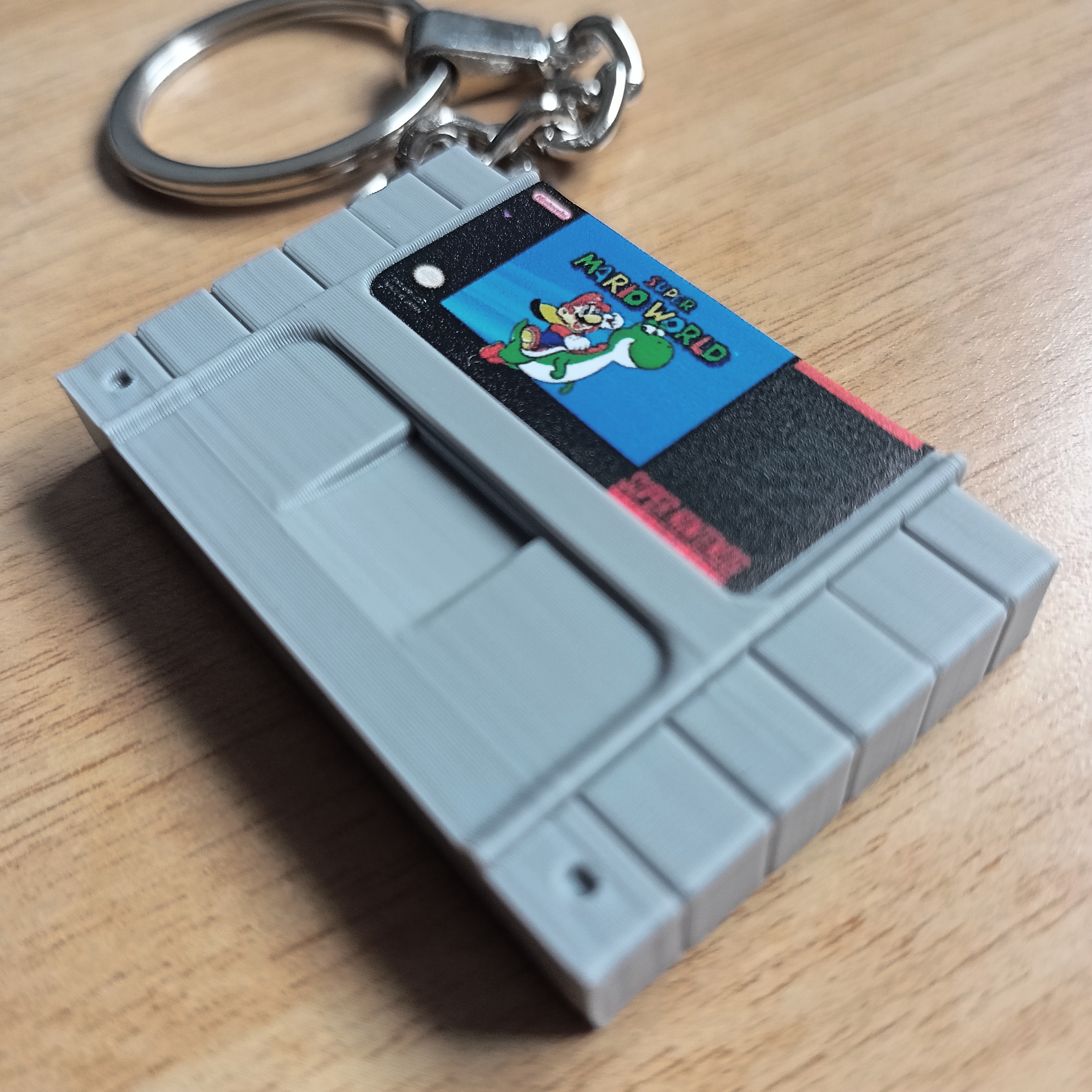 SNES Cartridge Keychain