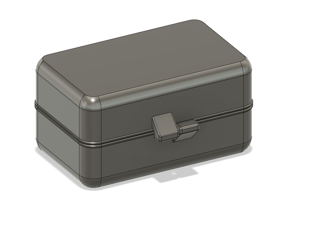 Screwless lunchbox or toolbox