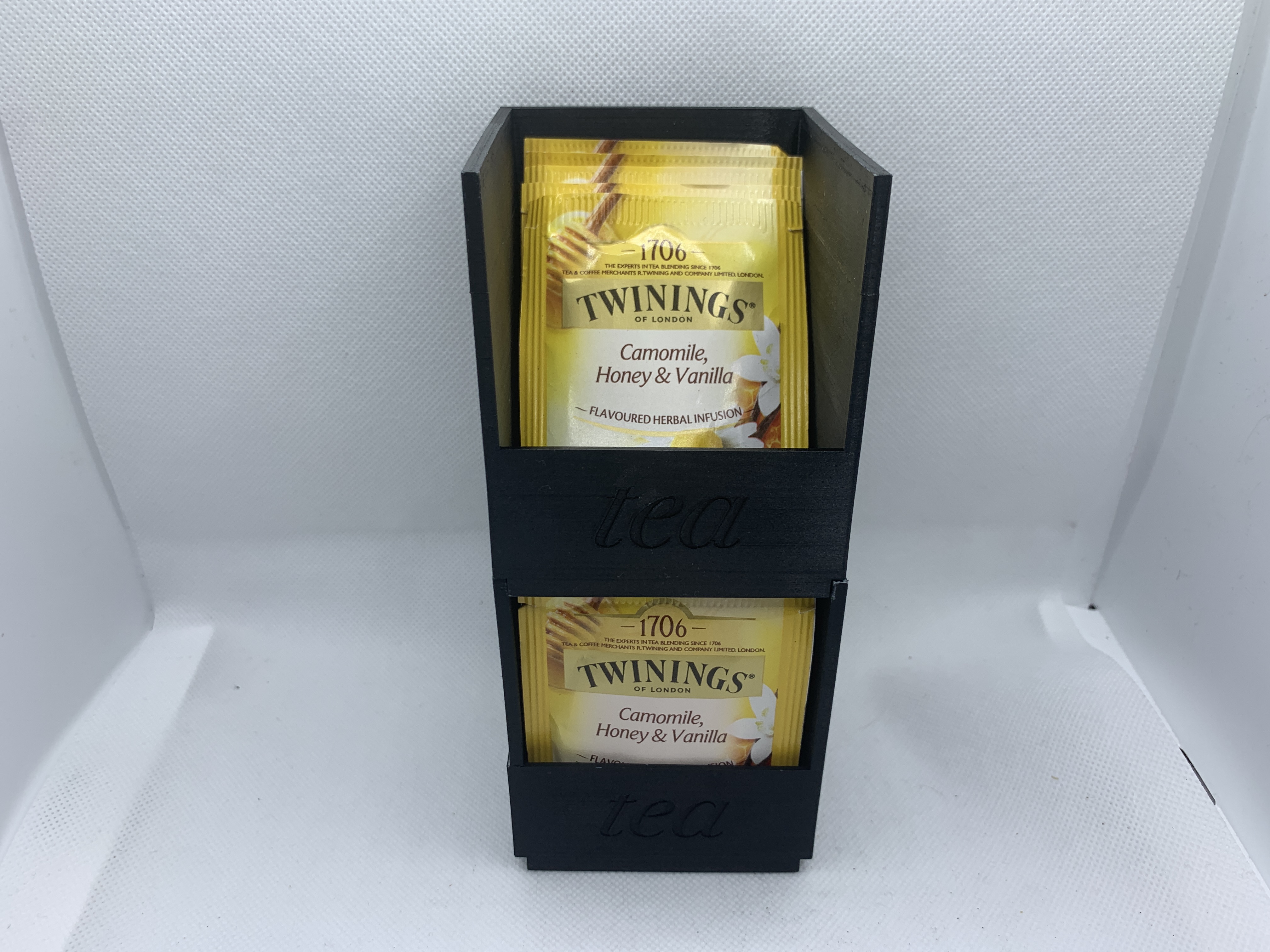 Stackable tea bag Organizers.